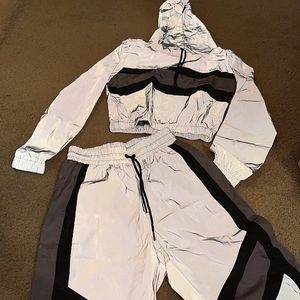 Reflective tracksuit set